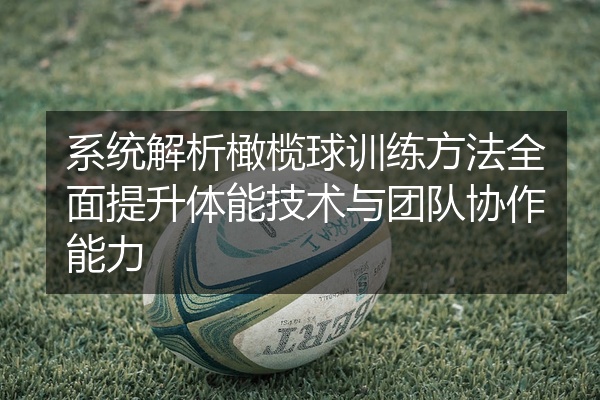 系统解析橄榄球训练方法全面提升体能技术与团队协作能力